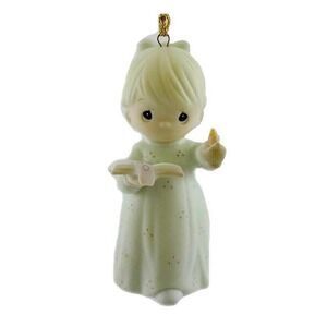 Precious Moments Once Upon A Holy Night Special 1990 Issue Ornament Enesco Girl